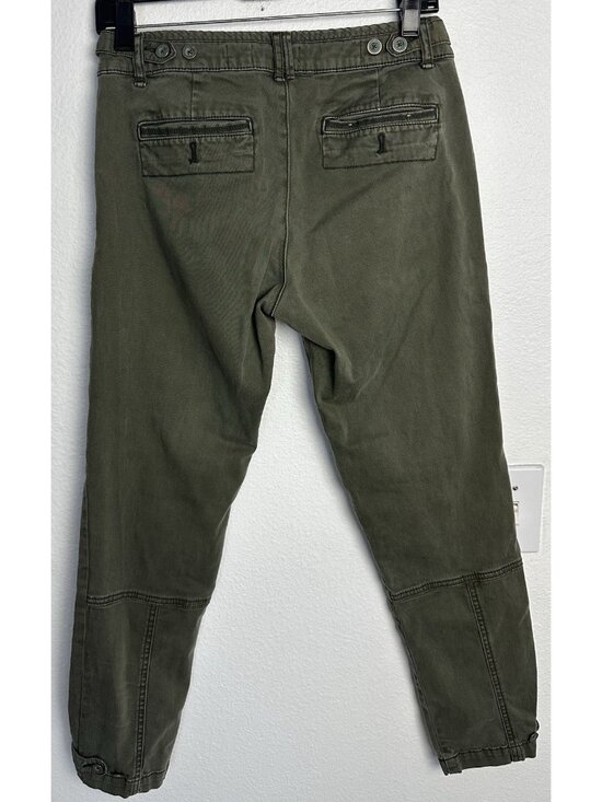 Pilcro Anthropologie Hyphen Jeans Moss Olive Green Casual Pants Women's 27 - Picture 14 of 14